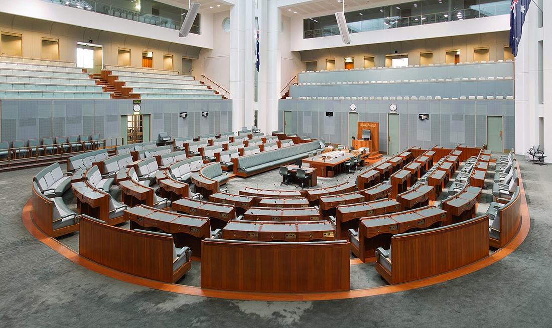 Parliament House in Canberra