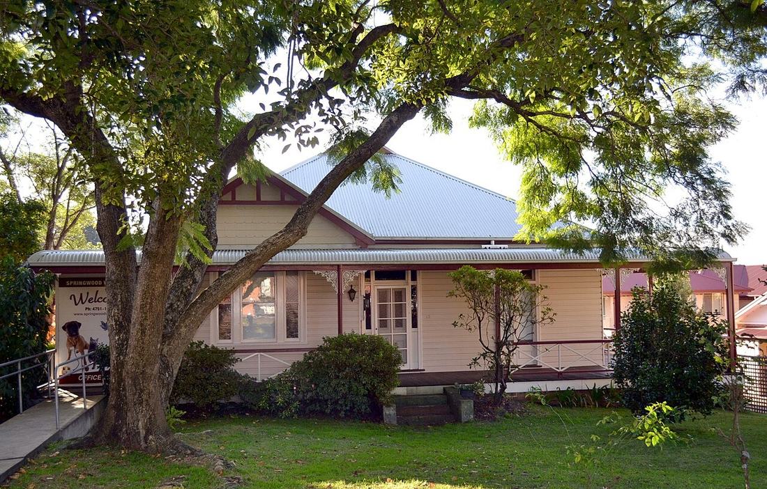 A weatherboard house in Australia